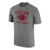 USC Trojans Men's Nike Gray Football RLegend T-Shirt